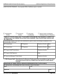 Form RFA9099 Complaint Investigation Report - California, Page 2