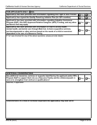 Form RFA06 Resource Family Approval - Update Report - California, Page 31