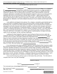 Form NHJB-2395-SUP Application for License to Practice as a Foreign Legal Consultant Pursuant to New Hampshire Supreme Court Rule 42d - New Hampshire, Page 15