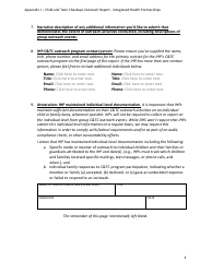 Appendix J Sample Child and Teen Checkups (C&amp;tc) Report - Template - Minnesota, Page 3