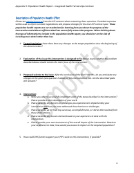 Appendix H Sample Population Health Report - Template - Minnesota, Page 6