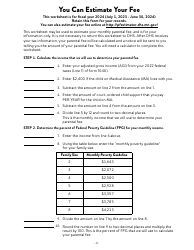 Form DHS-2977-ENG Important Notice and Parental Fee Worksheet - Minnesota, Page 4