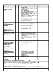 Infection Prevention and Control Risk Assessment/ Transfer Form, Page 2