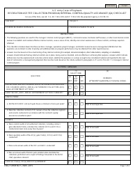 Document preview: ENG Form 6071 Recreation Use Fee Collection Program, Internal Control/Quality Assurance (Qa) Checklist