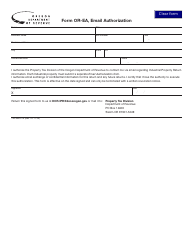 Document preview: Form OR-EA (150-338-015) Email Authorization - Oregon