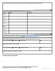 Form 250 Certificate of Authority - Foreign Non-profit Corporation - Rhode Island, Page 3