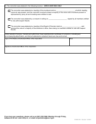 Form 205 Certificate of Correction - Domestic or Foreign Non-profit Corporation - Rhode Island, Page 3