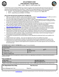 Eplus Primary Zone Initial Application and Agreement - New Mexico