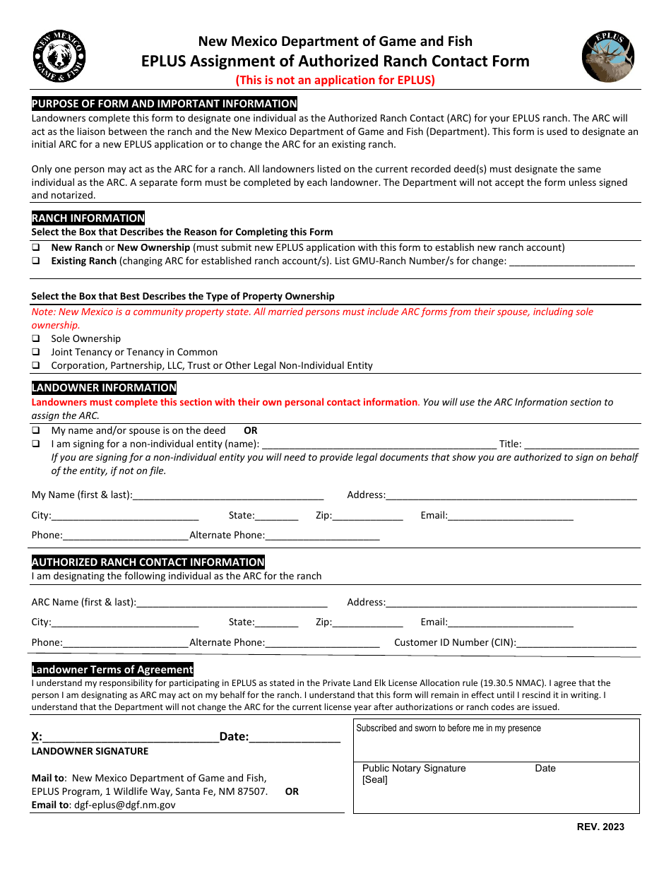 Eplus Primary Zone Initial Application and Agreement - New Mexico, Page 3