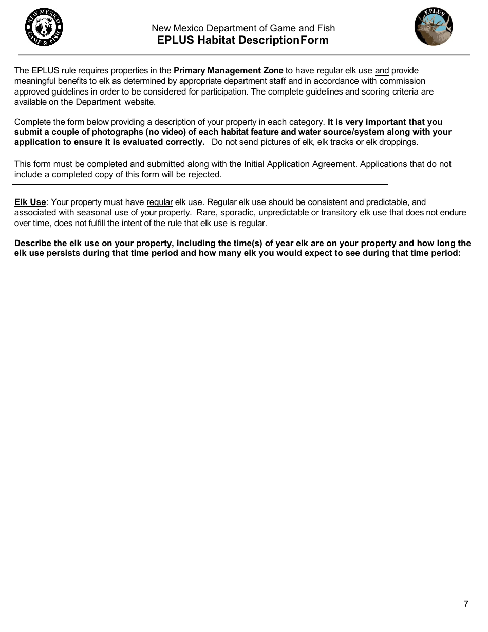 Eplus Primary Zone Initial Application and Agreement - New Mexico, Page 7