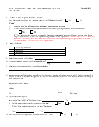 Form 102 (OCRP-102) Registration Statement for a Charitable Organization - Virginia, Page 3