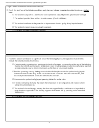 Class II/ Iii Determination Petition Form - Vermont Wetlands Program - Vermont, Page 8