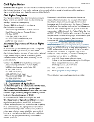 Form DHS-3529-ENG Stretch Your Food Dollars With Supplemental Nutrition Assistance Benefits - Minnesota, Page 3