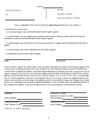 Plea Agreement - Dallas County, Texas, Page 8