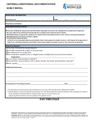 Prior Authorization Packet - Early Refill - Mississippi, Page 4