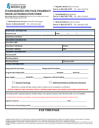Document preview: Prior Authorization Packet - Multiple Concurrent Antipsychotics for Beneficiaries (Age 18) - Mississippi
