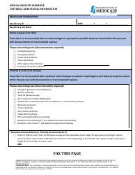 Prior Authorization Packet - Human Growth Hormone - Mississippi, Page 4