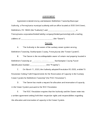 Document preview: Btma Roc Agreement - Township of Bethlehem, Pennsylvania