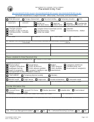 Form DCYF15-489 Placement Entry Tool - Washington