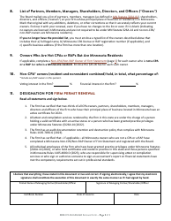 CPA Firm Permit Renewal - Minnesota, Page 3