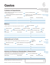 Formulario MDHHS-1171-SP Solicitud De Asistencia - Michigan (Spanish), Page 7