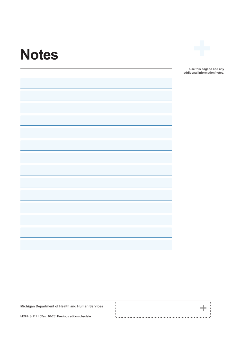 Form MDHHS-1171 Assistance Application - Michigan, Page 10