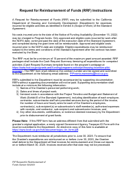 Request for Reimbursement of Fundstions - Prohousing Incentive Pilot (Pip) Program - California