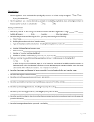 Application to Operate in Iowa as a Licensed Animal Welfare Commercial Establishment - Iowa, Page 2