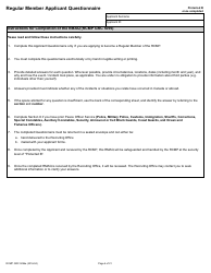Form RCMP GRC5096E Regular Member Applicant Questionnaire (Rmaq) - Canada, Page 4