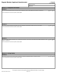 Form RCMP GRC5096E Regular Member Applicant Questionnaire (Rmaq) - Canada, Page 5