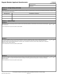Form RCMP GRC5096E Regular Member Applicant Questionnaire (Rmaq) - Canada, Page 6