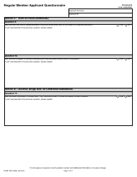 Form RCMP GRC5096E Regular Member Applicant Questionnaire (Rmaq) - Canada, Page 7