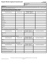 Form RCMP GRC5096E Regular Member Applicant Questionnaire (Rmaq) - Canada, Page 8