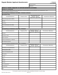 Form RCMP GRC5096E Regular Member Applicant Questionnaire (Rmaq) - Canada, Page 9