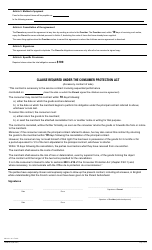 Form FO-0659-B Schedule B Specifc Agreement on the Provision of Personal Hygiene Items - Quebec, Canada, Page 2