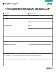 Form CPT112 Certificate of Coverage Under the Canada Pension Plan Pursuant to Articles 7, 8, and 10 of the Agreement on Social Security Between Canada and the Republic of Austria - Canada, Page 2