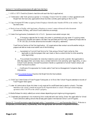Add-A-site Checklist - Administrative or Center Sponsors Adding at-Risk or Outside School Hours Care Facilities Only - Georgia (United States), Page 2