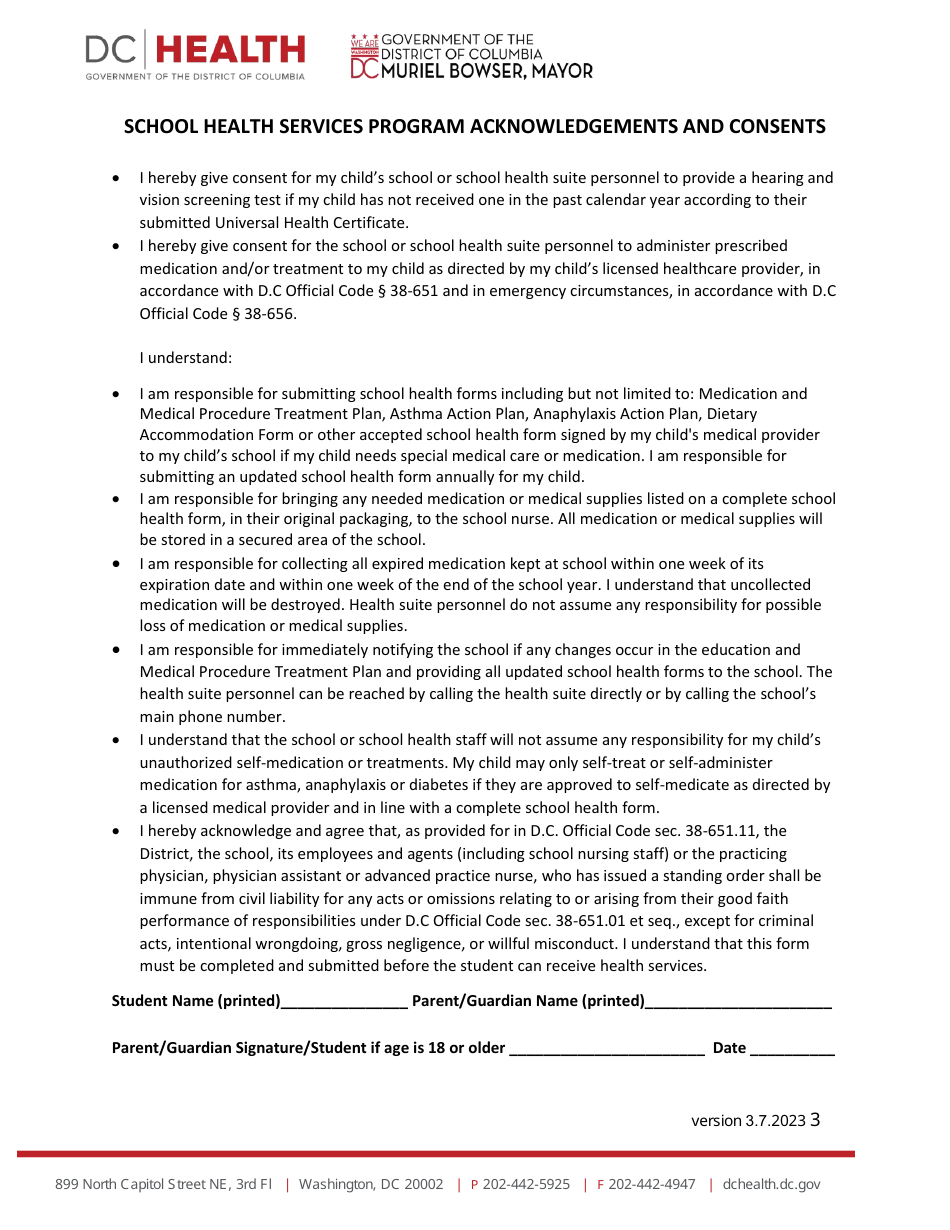 Shs Dc PCS Universal Consent - Washington, D.C., Page 3
