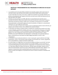 Shs Dcps Universal Consent - Washington, D.C. (Spanish), Page 2