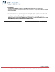 Shs Dcps Universal Consent - Washington, D.C. (Spanish), Page 6