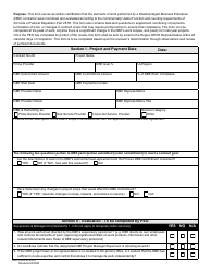 DOT Form 272-051 Commercially Useful Function (Cuf)/Compliance Evaluation Form - Service Provider - Washington, Page 2