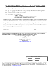 Application for a Meat Handlers Operation License - Vermont, Page 2