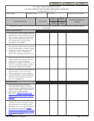ENG Form 6141 A-E Task Order Solicitation Compliance Checklist