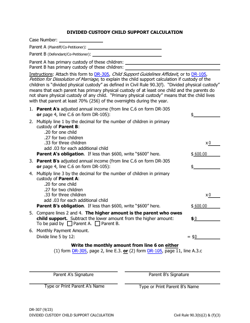 Form DR 307 Fill Out Sign Online And Download Fillable PDF Alaska 