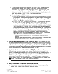 Form DR-300 Child Support Order - Alaska, Page 8