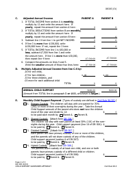 Form DR-305 Child Support Guidelines Affidavit - Alaska, Page 2