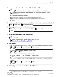 Form DR-506 Complaint by Current Legal Father to Disestablish Paternity - Alaska, Page 2