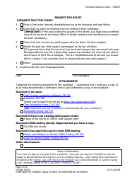 Form DR-506 Complaint by Current Legal Father to Disestablish Paternity - Alaska, Page 3