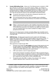 Form DV-200 Temporary Child Support Order (Domestic Violence) - Alaska, Page 5