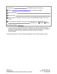 Form DV-200 Temporary Child Support Order (Domestic Violence) - Alaska, Page 8